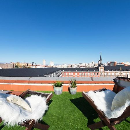 Historic Penthouse Plaza Mayor In Madrid Exteriör bild