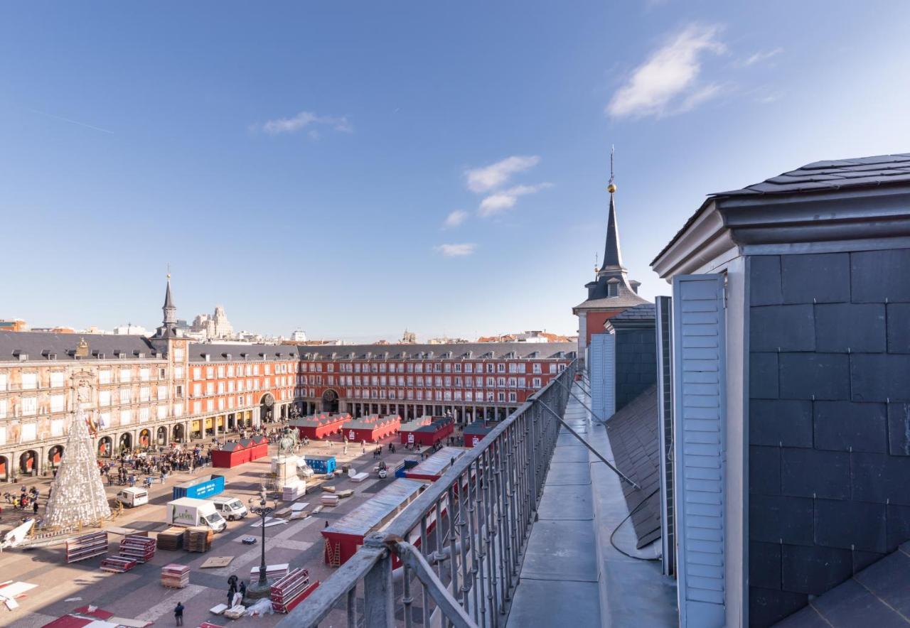 Historic Penthouse Plaza Mayor In Madrid Exteriör bild