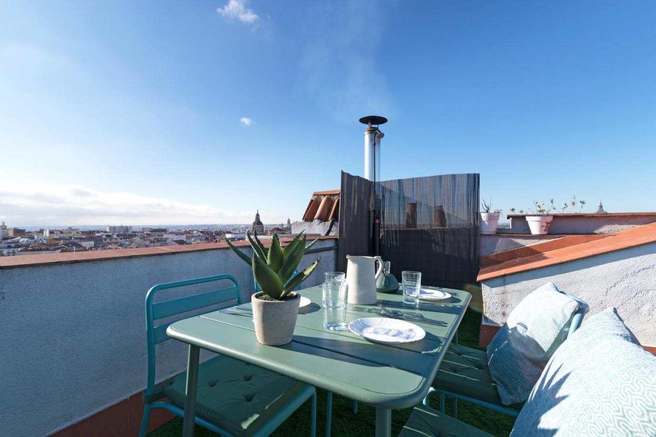 Historic Penthouse Plaza Mayor In Madrid Exteriör bild